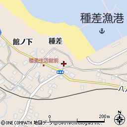 青森県八戸市鮫町種差23周辺の地図