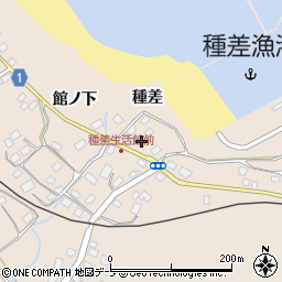 青森県八戸市鮫町種差20周辺の地図