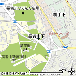 青森県八戸市糠塚（長者山下）周辺の地図