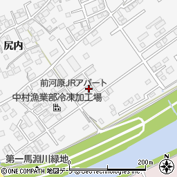 青森県八戸市尻内町前河原周辺の地図