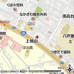 ピザハット湊高台店周辺の地図