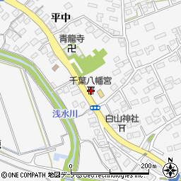 千葉八幡宮周辺の地図
