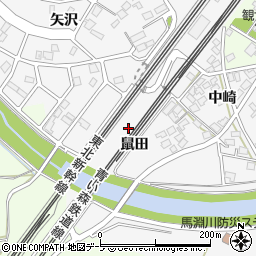 青森県八戸市尻内町（鼠田）周辺の地図