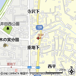 青森県八戸市新井田重地下52-16周辺の地図