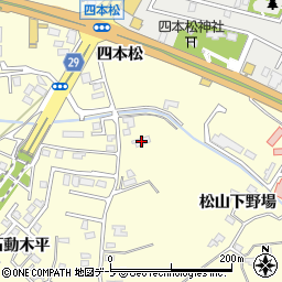 青森県八戸市新井田松山下野場40-9周辺の地図