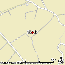 青森県三戸郡五戸町豊間内坂ノ上周辺の地図