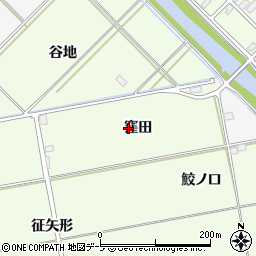 青森県八戸市櫛引窪田周辺の地図
