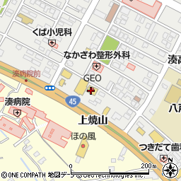 ゲオ　八戸湊高台店周辺の地図