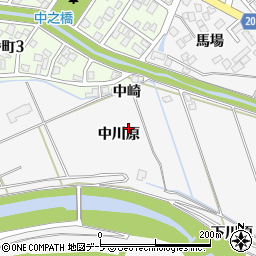 青森県八戸市尻内町中川原周辺の地図