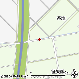 青森県八戸市櫛引谷地周辺の地図