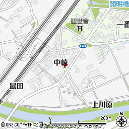 青森県八戸市尻内町中崎周辺の地図