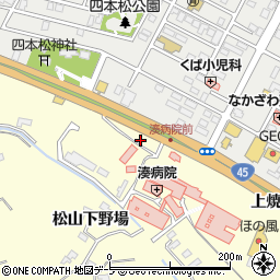 青森県八戸市新井田二本杉1周辺の地図