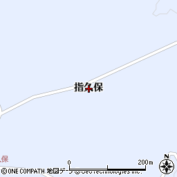 青森県十和田市滝沢指久保周辺の地図