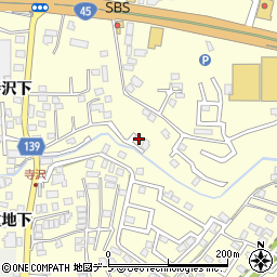青森県八戸市新井田寺沢5-39周辺の地図