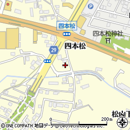 青森県八戸市新井田松山下野場44周辺の地図