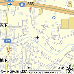 青森県八戸市新井田寺沢5-38周辺の地図