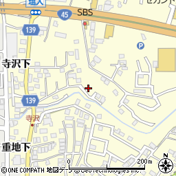 青森県八戸市新井田寺沢5-35周辺の地図