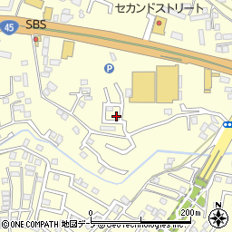 青森県八戸市新井田寺沢10-198周辺の地図