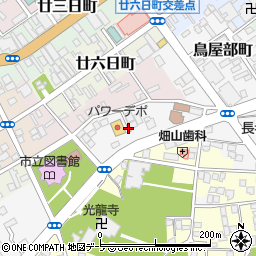 青森県八戸市糠塚下道周辺の地図