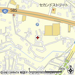 青森県八戸市新井田寺沢10-200周辺の地図