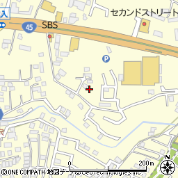 青森県八戸市新井田寺沢10-66周辺の地図