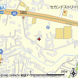 青森県八戸市新井田寺沢10-92周辺の地図