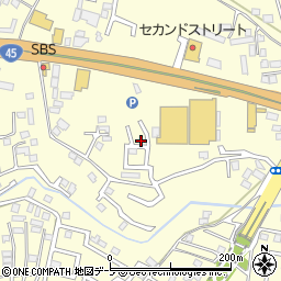 青森県八戸市新井田寺沢10-208周辺の地図