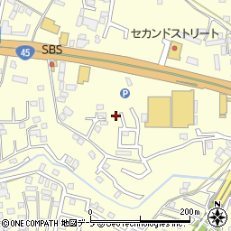青森県八戸市新井田寺沢10-206周辺の地図