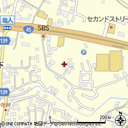 青森県八戸市新井田寺沢26-10周辺の地図