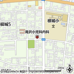 滝沢小児科内科医院周辺の地図