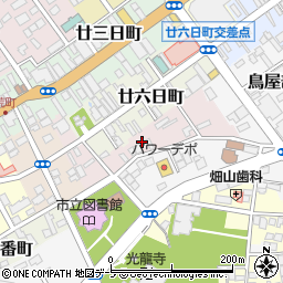 青森県八戸市本鍛冶町周辺の地図