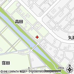 青森県八戸市櫛引高田33周辺の地図