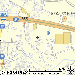 青森県八戸市新井田寺沢26-25周辺の地図