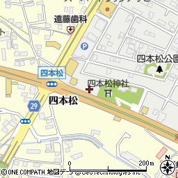 江戸切りそば ゆで太郎 八戸湊高台店周辺の地図