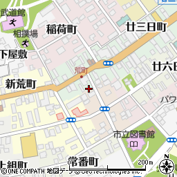 〒031-0055 青森県八戸市荒町の地図