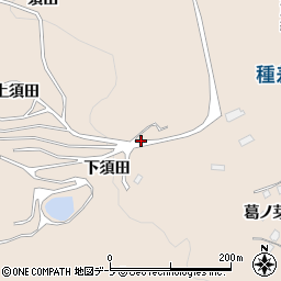 青森県八戸市鮫町下須田周辺の地図