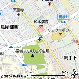 有限会社花文　本店周辺の地図