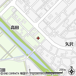 青森県八戸市櫛引高田31周辺の地図