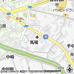 青森県八戸市尻内町馬場周辺の地図