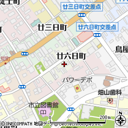 青森県八戸市廿六日町39周辺の地図