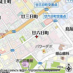 青森県八戸市廿六日町40周辺の地図