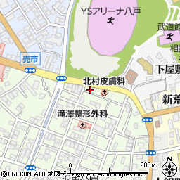 北村皮膚科周辺の地図