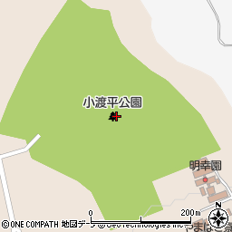 小渡平公園周辺の地図