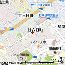 青森県八戸市廿六日町41周辺の地図