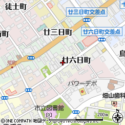 青森県八戸市廿六日町21周辺の地図