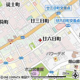 青森県八戸市廿六日町23周辺の地図