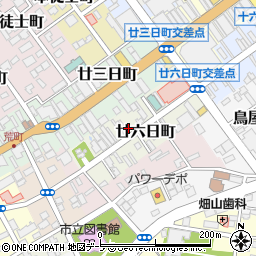 青森県八戸市廿六日町17周辺の地図