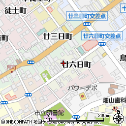 青森県八戸市廿六日町20周辺の地図