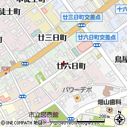 青森県八戸市廿六日町17-2周辺の地図