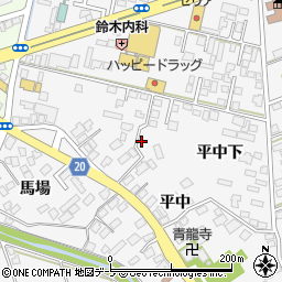 青森県八戸市尻内町平中7周辺の地図